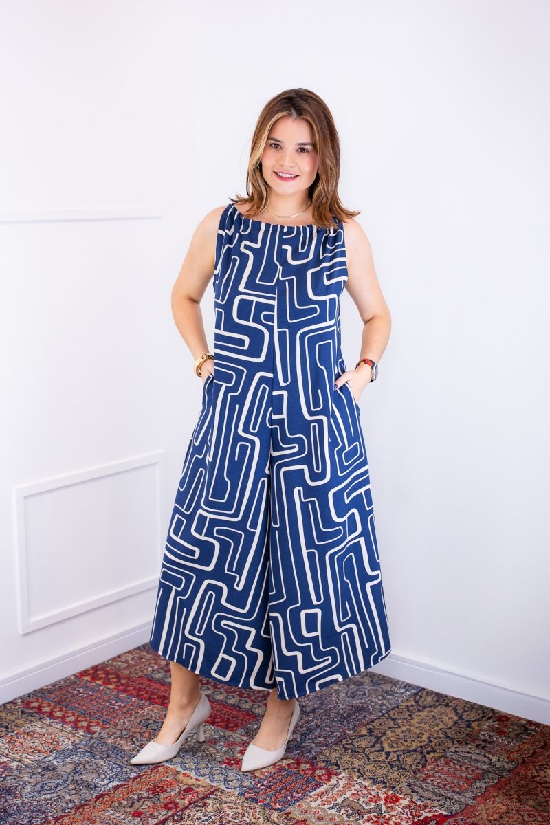 Macacão Maldivas – Pantalona em Crepe com Amarração - Naguirre Shop