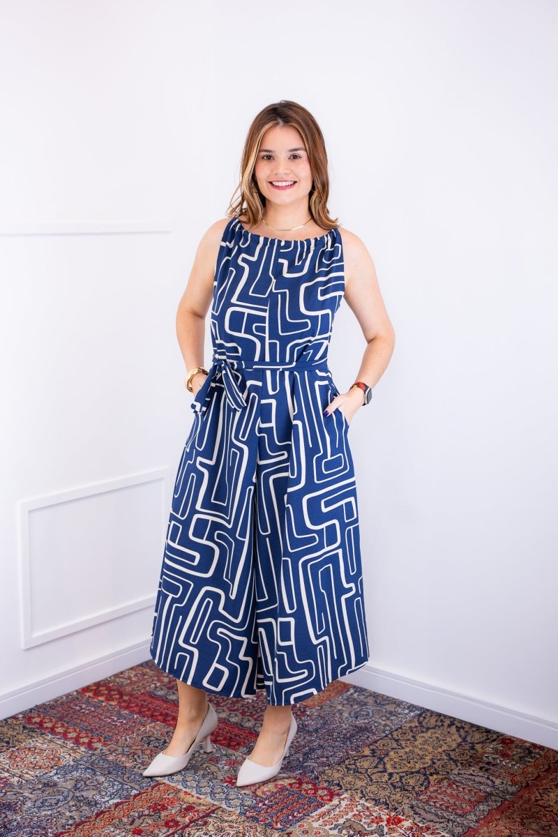 Macacão Maldivas – Pantalona em Crepe com Amarração - Naguirre Shop