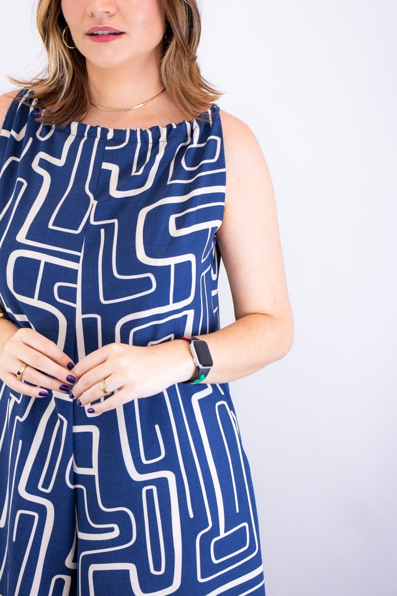 Macacão Maldivas – Pantalona em Crepe com Amarração - Naguirre Shop