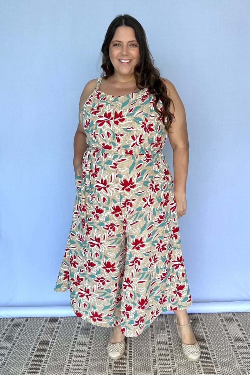 Macacão Maldivas – Pantalona em Crepe com Amarração - Naguirre Shop