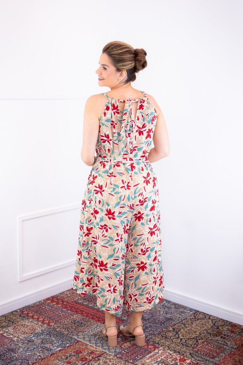 Macacão Maldivas – Pantalona em Crepe com Amarração - Naguirre Shop