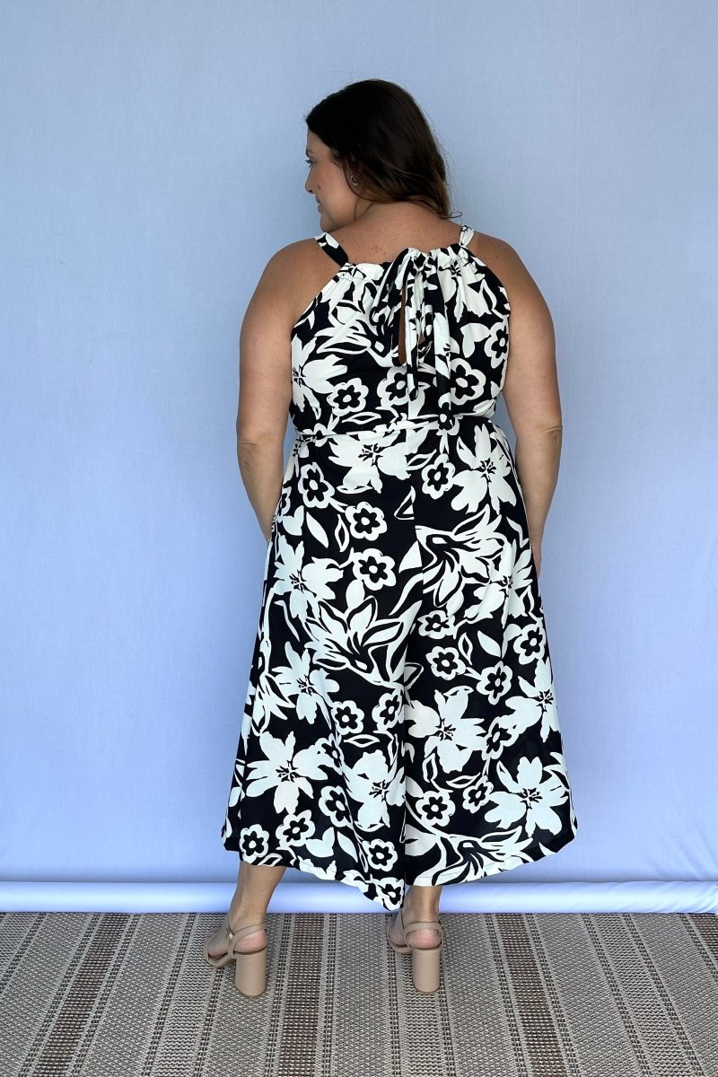 Macacão Maldivas – Pantalona em Crepe com Amarração - Naguirre Shop