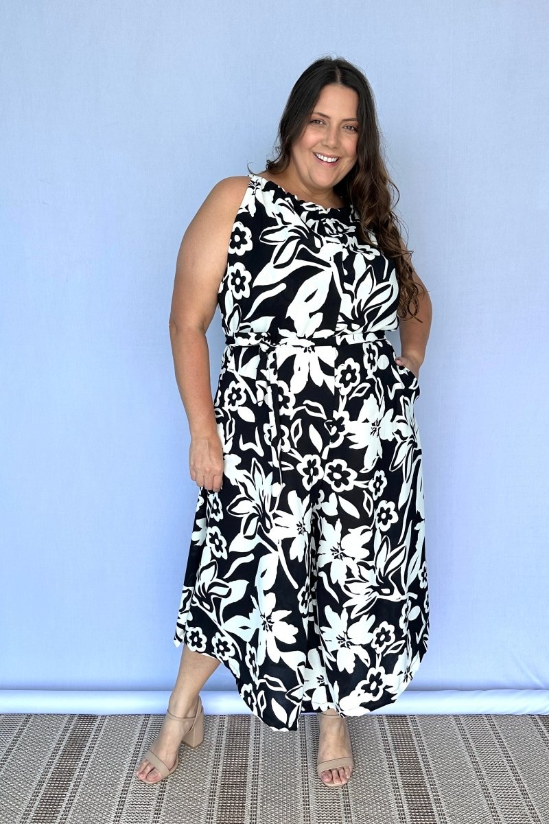 Macacão Maldivas – Pantalona em Crepe com Amarração - Naguirre Shop