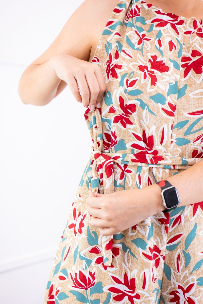 Macacão Maldivas – Pantalona em Crepe com Amarração - Naguirre Shop