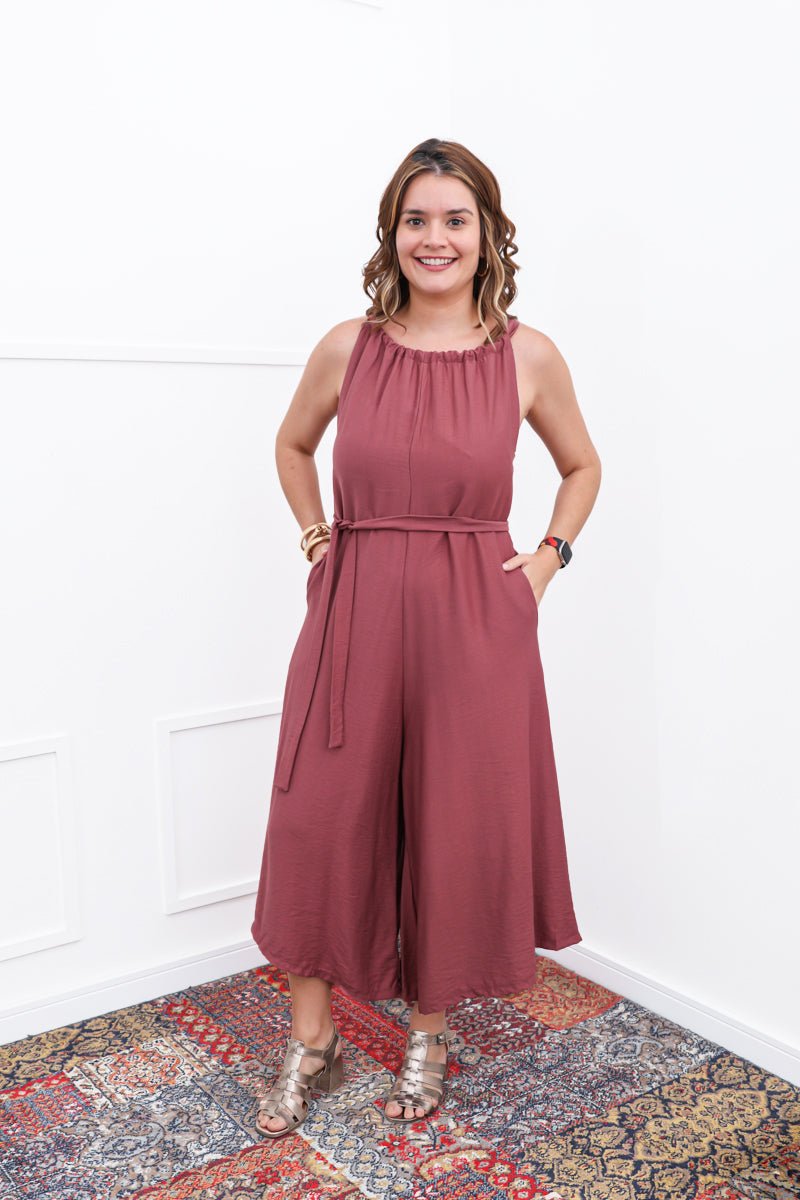 Macacão Maldivas – Pantalona em Viscomida com Amarração - Naguirre Shop