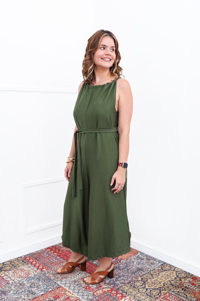 Macacão Maldivas – Pantalona em Viscomida com Amarração - Naguirre Shop