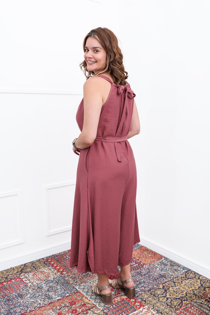 Macacão Maldivas – Pantalona em Viscomida com Amarração - Naguirre Shop