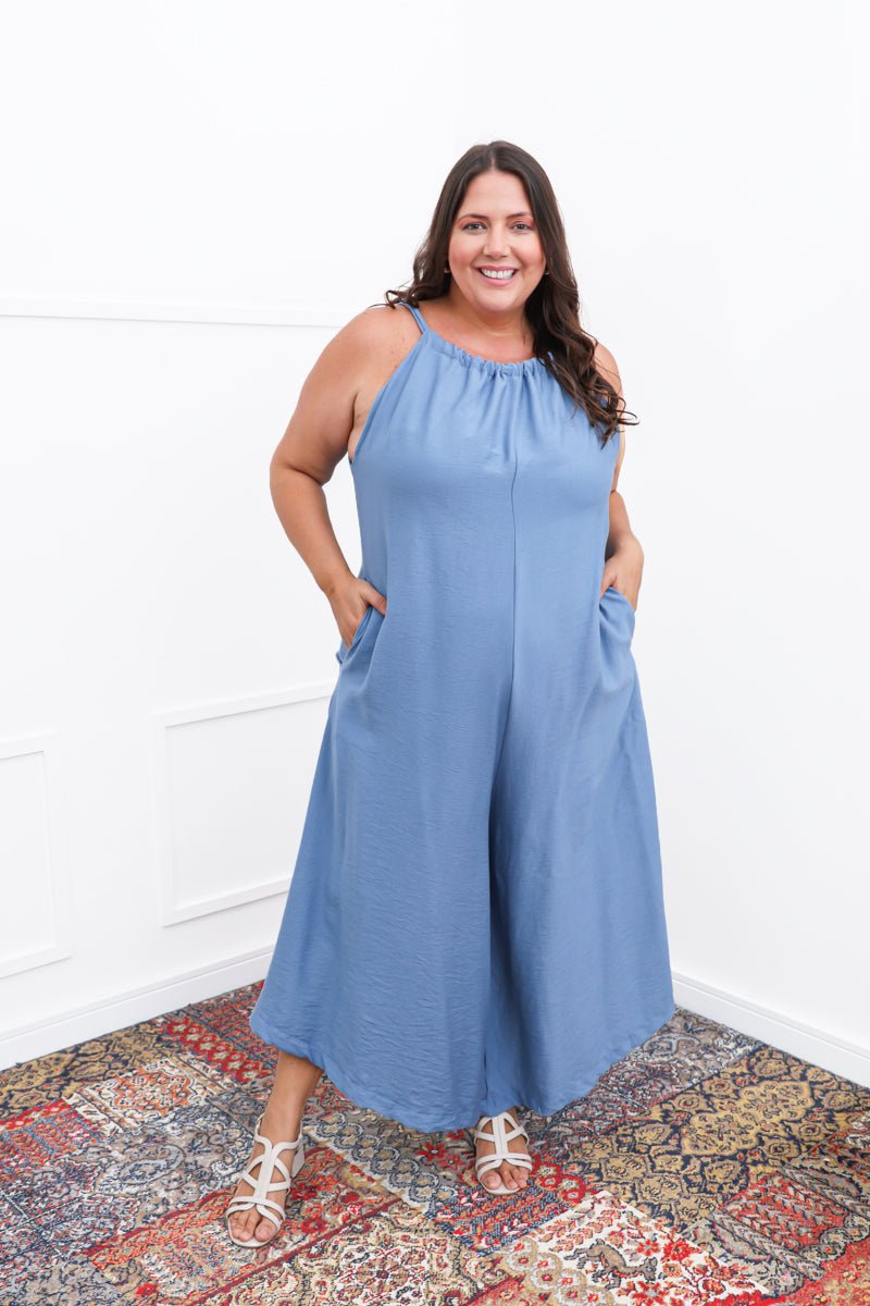 Macacão Maldivas – Pantalona em Viscomida com Amarração - Naguirre Shop