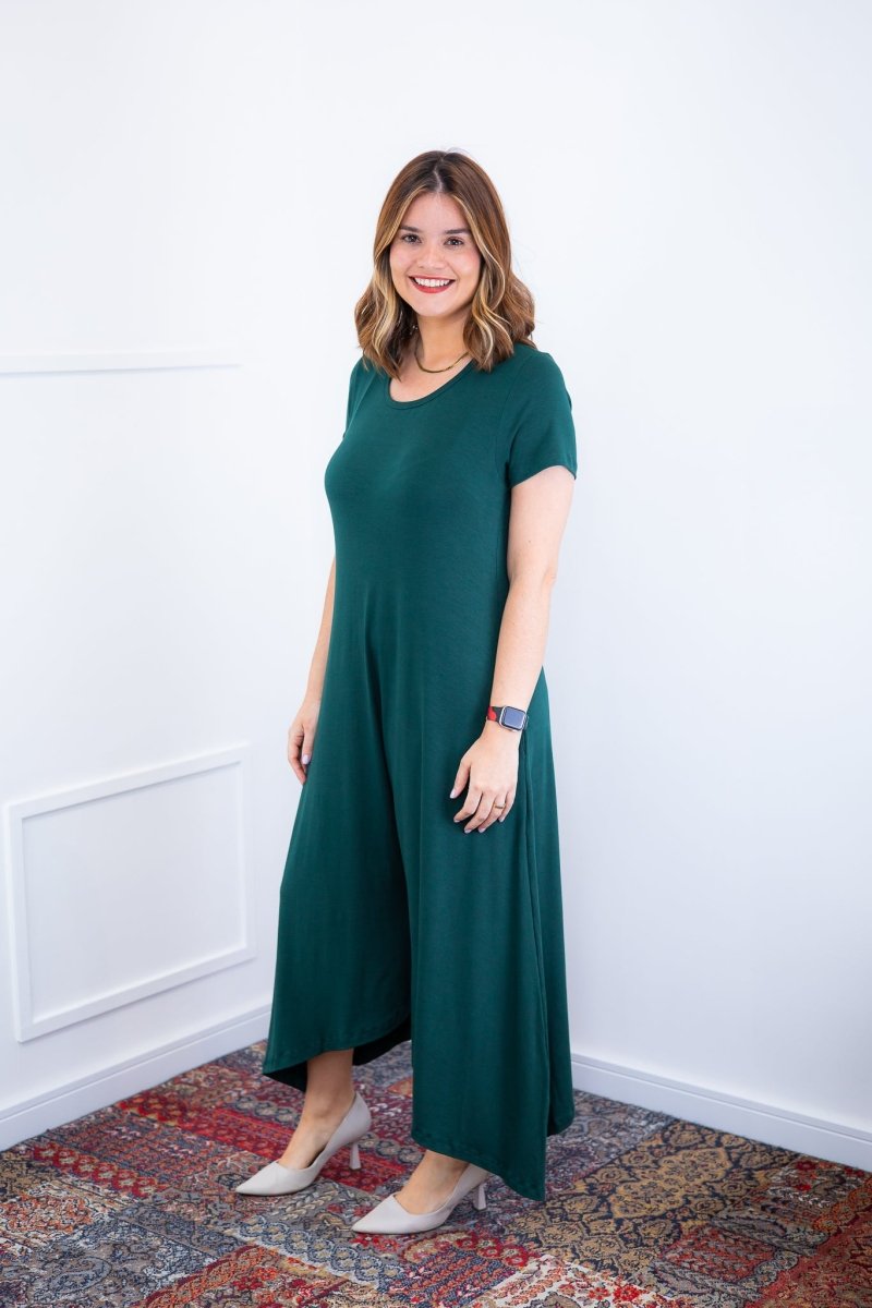 Macacão Origem - Gola Redonda com Barra Triangular em Viscolycra - Naguirre Shop