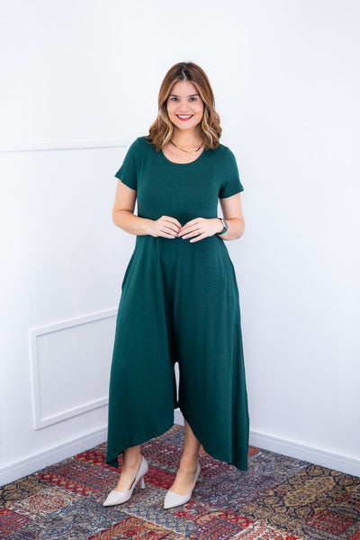 Macacão Origem - Gola Redonda com Barra Triangular em Viscolycra - Naguirre Shop