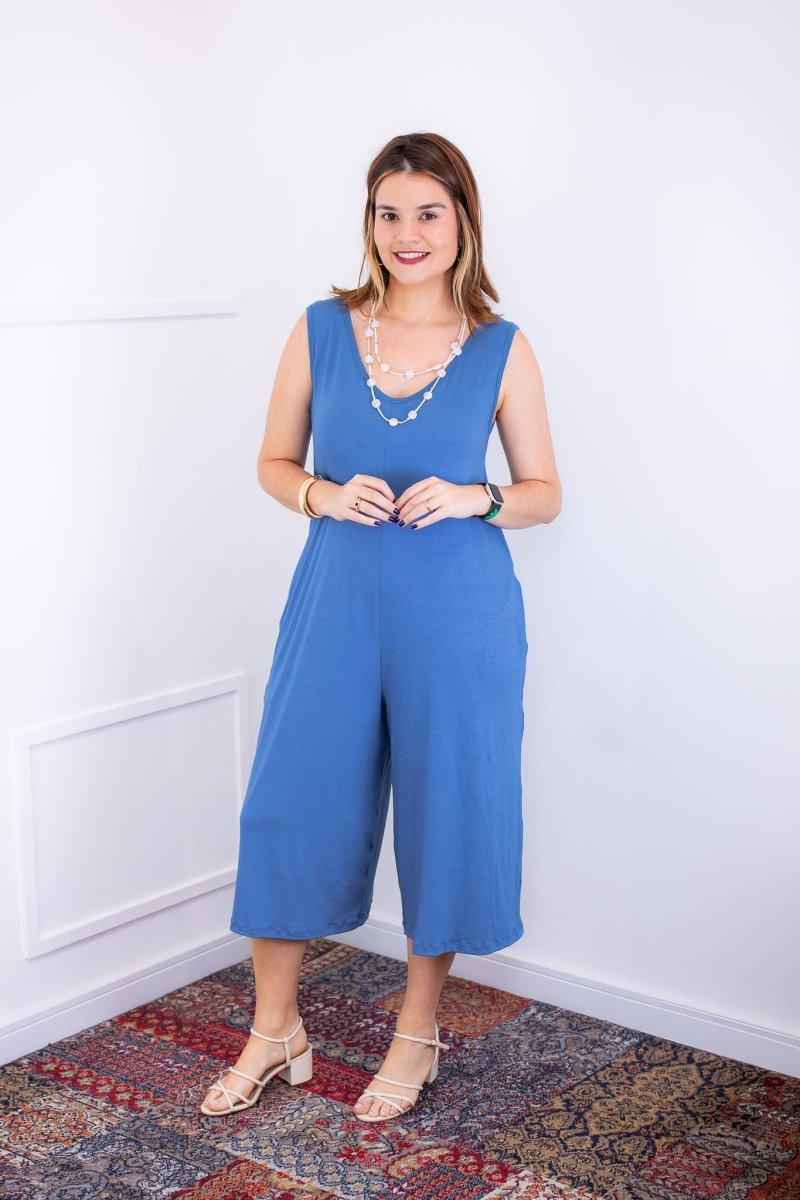 Macacão Soul - Regata Pantacourt em Viscolycra - Naguirre Shop