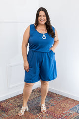 Macaquinho Dani - Regata com Bolsos Midi em Malha Confort - Naguirre Shop