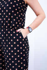 Macaquinho Dani - Regata com Bolsos Midi em Malha Confort - Naguirre Shop