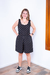 Macaquinho Dani na cor Bolinha Bege (Estampa), foto 1 de 2