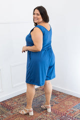 Macaquinho Dani - Regata com Bolsos Midi em Malha Confort - Naguirre Shop