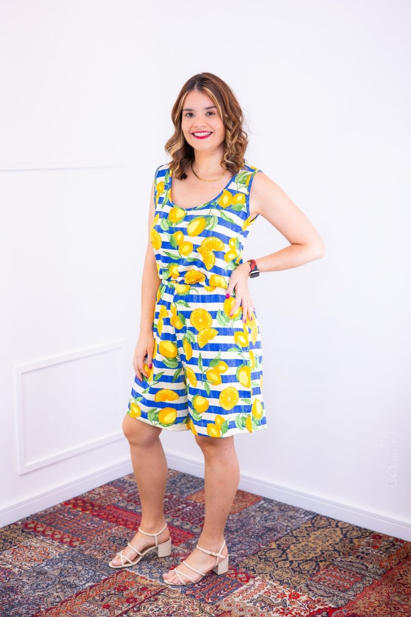 Macaquinho Dani - Regata com Bolsos Midi em Malha Confort Deluxe - Naguirre Shop