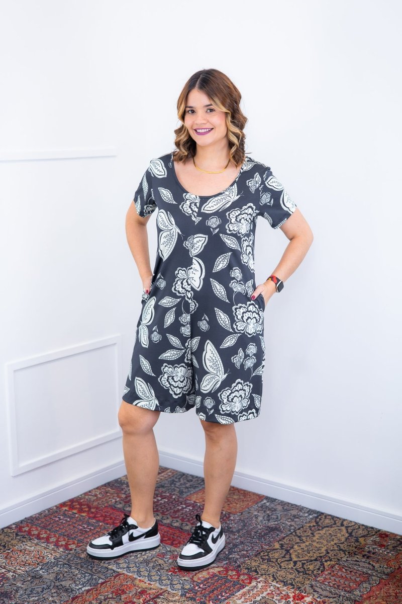 Macaquinho Jade - Midi com Mangas em Malha Confort Deluxe - Naguirre Shop