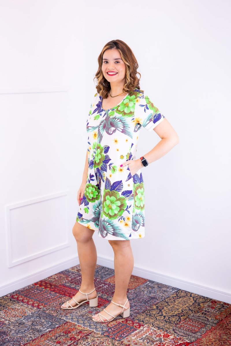 Macaquinho Jade - Midi com Mangas em Malha Confort Deluxe - Naguirre Shop