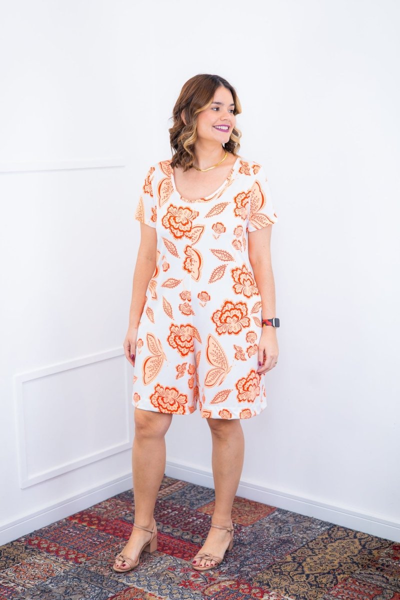 Macaquinho Jade - Midi com Mangas em Malha Confort Deluxe - Naguirre Shop