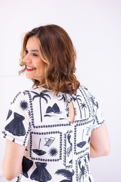 Macaquinho Jade - Midi com Mangas em Malha Confort Deluxe - Naguirre Shop