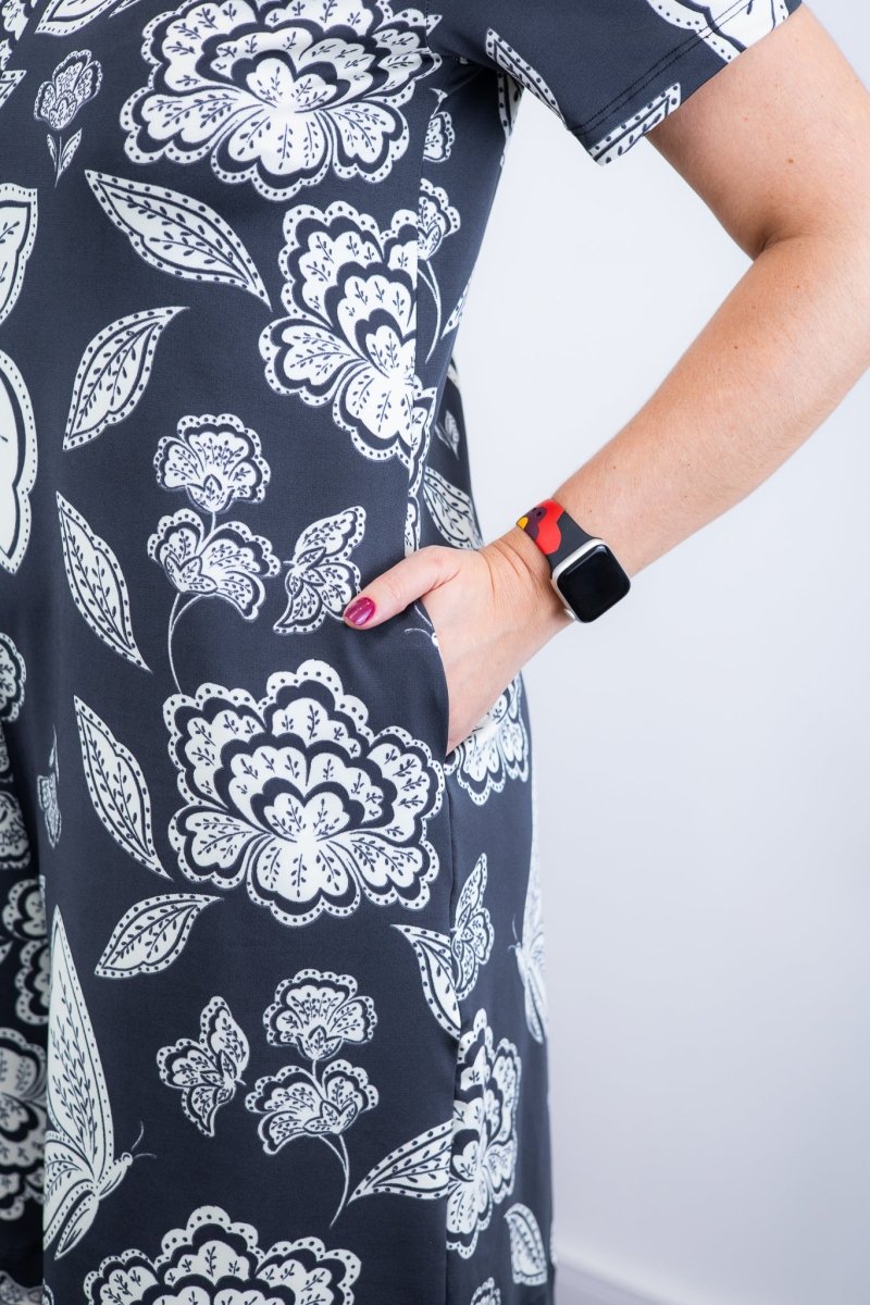 Macaquinho Jade - Midi com Mangas em Malha Confort Deluxe - Naguirre Shop