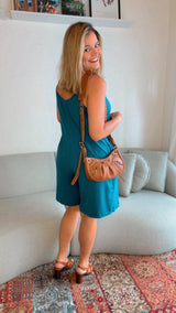 Macaquinho Kate - Midi Alça Larga - Naguirre Shop