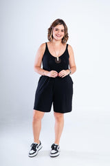 Macaquinho Kate - Midi Alça Larga - Naguirre Shop