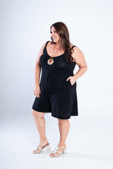 Macaquinho Kate - Midi Alça Larga - Naguirre Shop