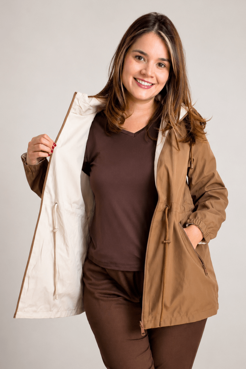 Parka Dupla Face Soft Touch Premium com Capuz – Naguirre Shop