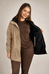 Parka Dupla Face Soft Touch Premium com Capuz - Naguirre Shop