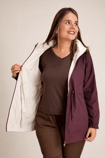 Parka Dupla Face Soft Touch Premium com Capuz - Naguirre Shop