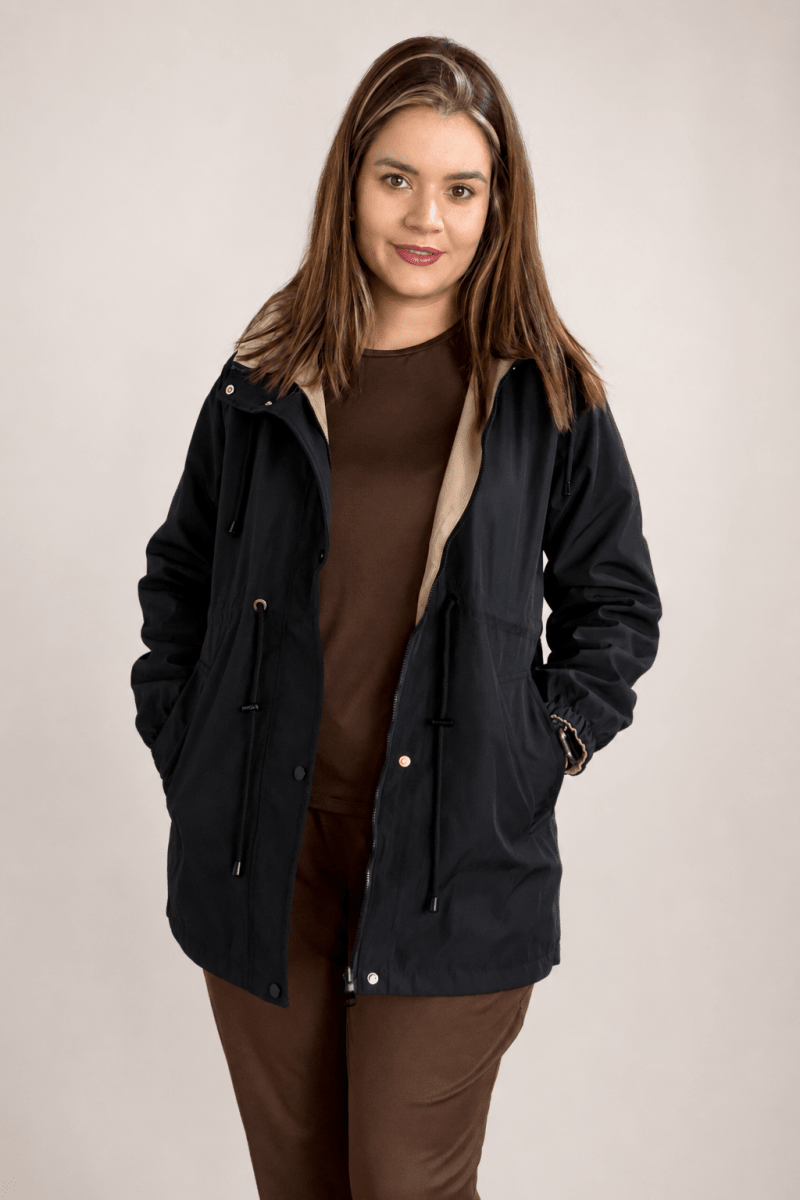 Parka Dupla Face Soft Touch Premium com Capuz - Naguirre Shop
