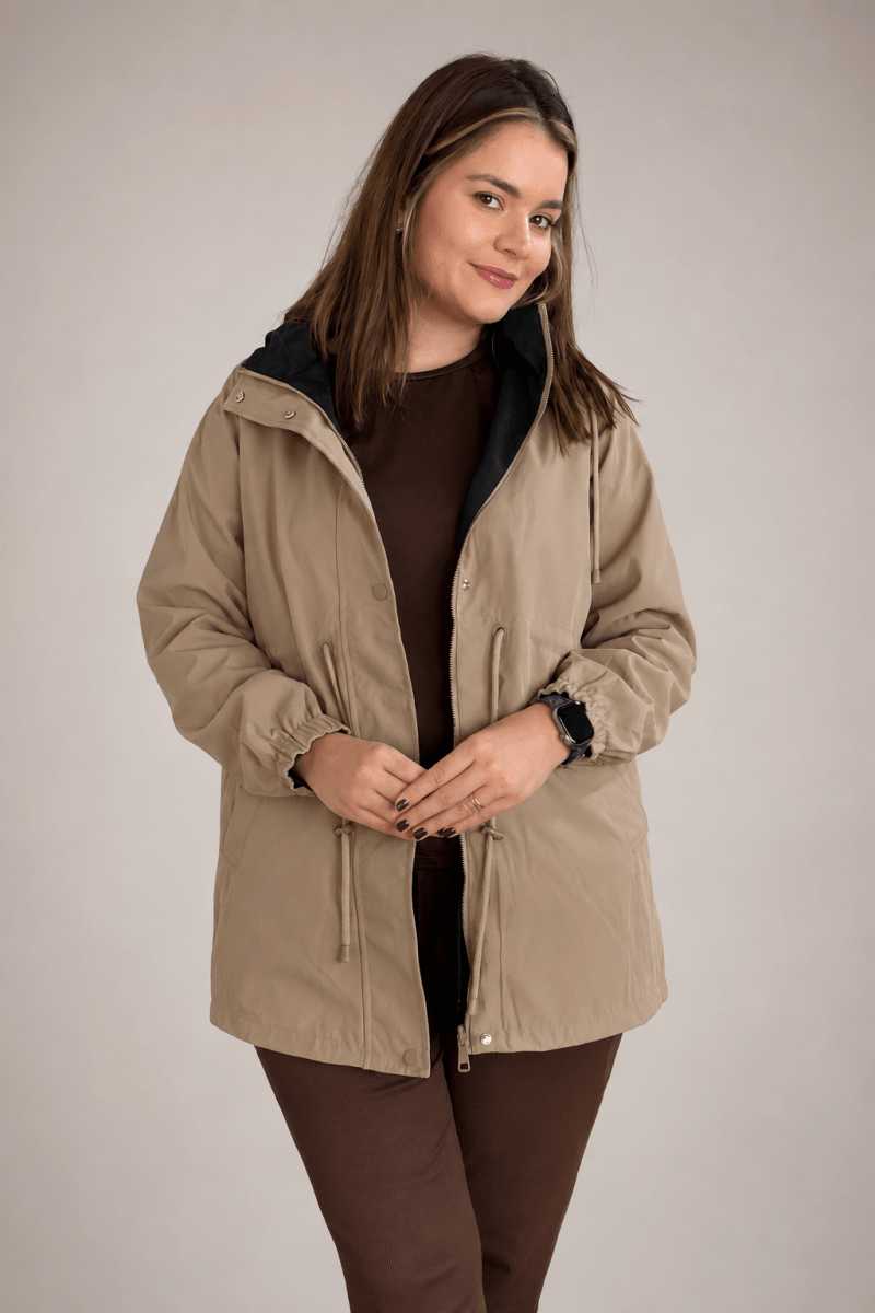 Parka Dupla Face Soft Touch Premium com Capuz - Naguirre Shop