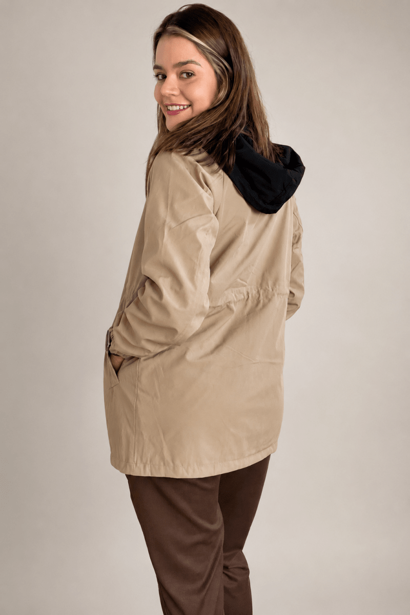 Parka Dupla Face Soft Touch Premium com Capuz - Naguirre Shop