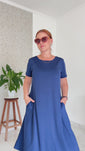 Stories de Vestido Malha Fria Midi com Manga Sara BF
