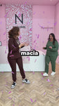 Stories de Conjunto Copenhaguen - Lãzinha Gola Redonda Calça Jogger Com Bolsos