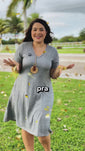 Stories de Vestido Yasmin - Lãzinha Evasê Decote V