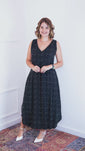 Stories de Vestido Regata Longuete com Decote V em Viscolinho Gabriela