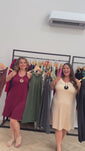 Stories de Vestido Mila – Malha Confort Midi com Alça Nadador