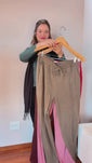 Stories de Calça Aspen - Pantalona com Bolsos Faca em Lãzinha Premium