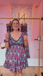 Stories de Vestido Midi Ciganinha com Lastex Estilo Boho Zanzíbar