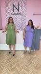 Stories de Vestido Sofia - Malha Confort Regata Midi