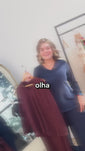 Stories de Conjunto Zurique - Lãzinha com Blusa Gola V e Calça Pantalona com Bolsos Faca
