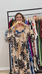 Stories de Vestido Longo Cecília – Manga Ciganinha em Viscolinho com Bolsos Laterais