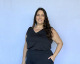 Regata Safira - Gola V em Malha Confort - Naguirre Shop