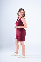 Regata Safira - Gola V em Malha Confort - Naguirre Shop