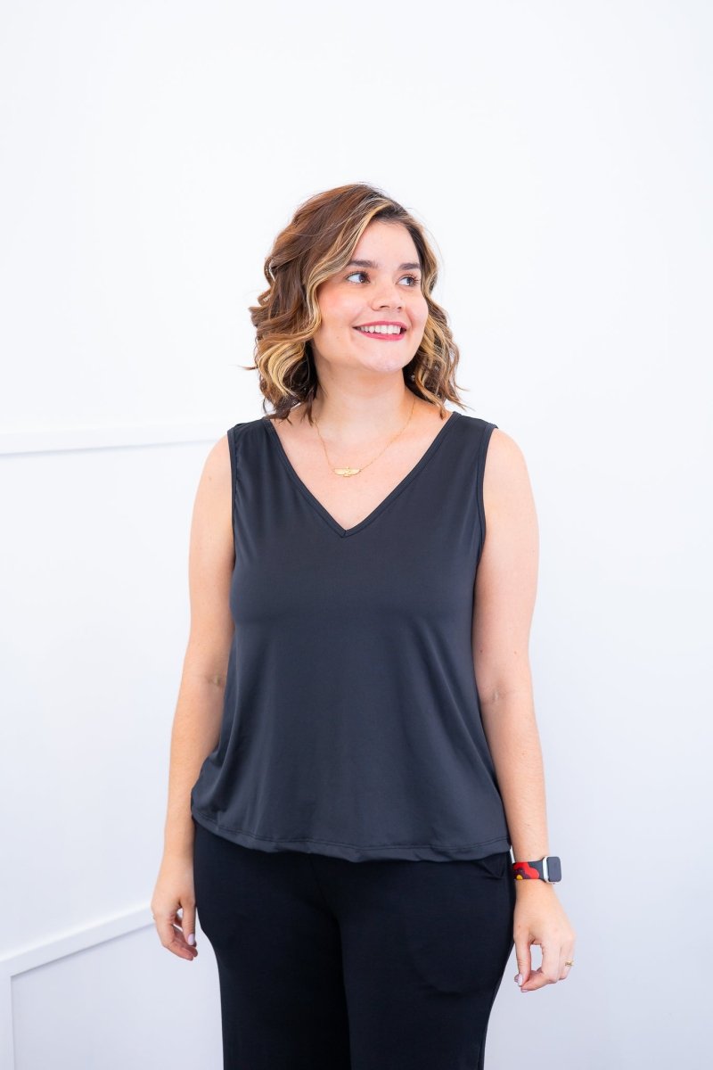 Regata Safira - Gola V em Malha Confort - Naguirre Shop