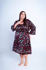 Robe Charlotte - Cetim Amplo - Naguirre Shop
