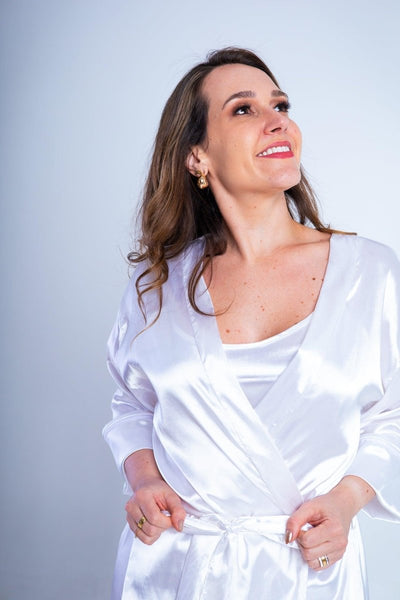 Robe Charlotte - Cetim Amplo - Naguirre Shop