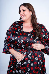 Robe Charlotte - Cetim Amplo - Naguirre Shop